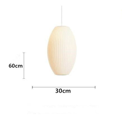 Japanese Pendant Light White Minimalist Lamp - Querencian