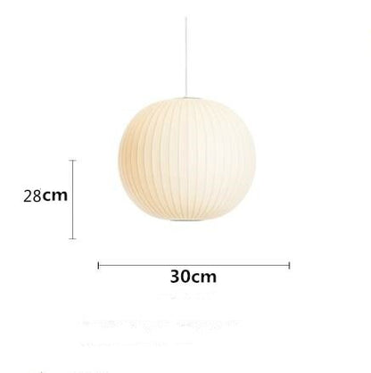 Japanese Pendant Light White Minimalist Lamp - Querencian