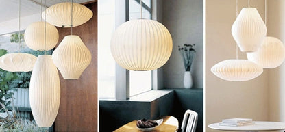 Japanese Pendant Light White Minimalist Lamp