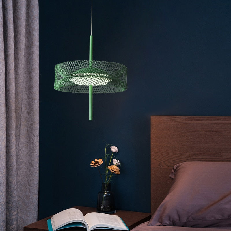 Nordic Iron Net Pendant Light For Living Dining Room