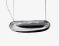 Mercury Collection Silver Post Modern Glass LED Pendant Light - Querencian