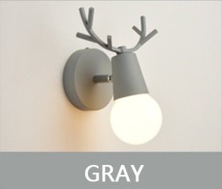 Adjustable Cartoon Deer Antlers LED Wall Lights - Querencian
