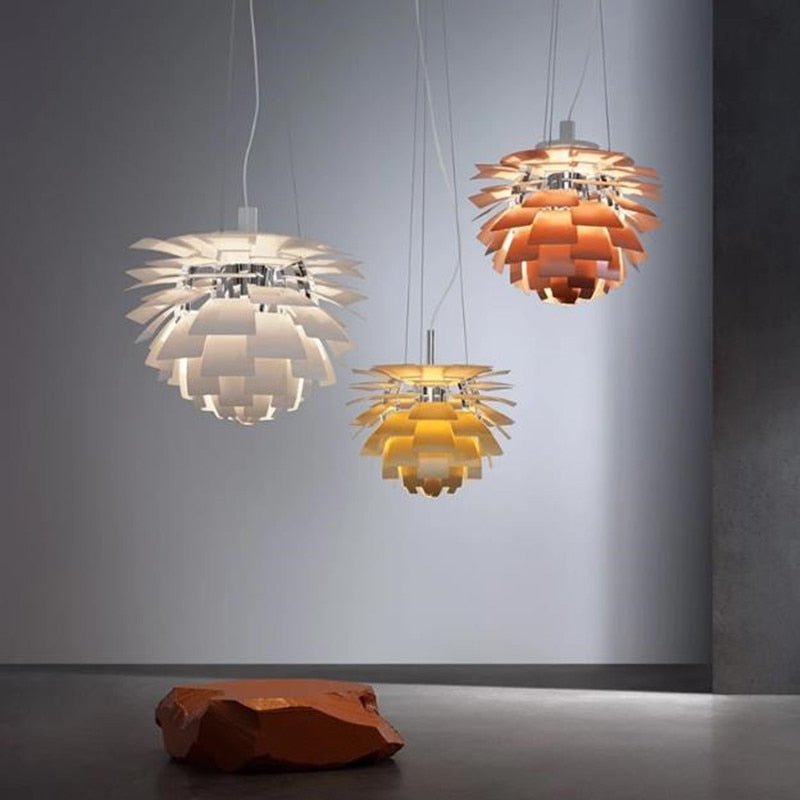 Artichoke Pendant Lamp Modern Pinecone Pendant Lights - Querencian