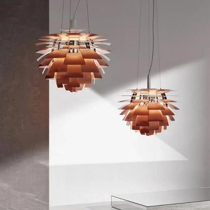 Artichoke Pendant Lamp Modern Pinecone Pendant Lights - Querencian