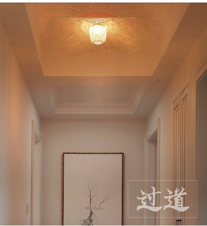 E27 Suspension Chinese Style Bamboo Pendant Lights - Querencian