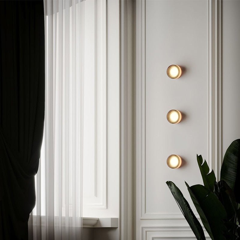Glass Indoor Danish Modern Sconce LED Lights - Querencian