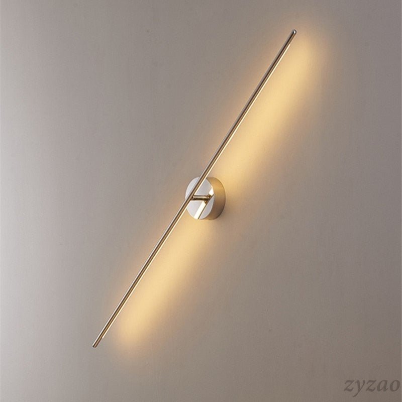 Gold Luxury Geometric Lines Wall Lamps Lights - Querencian