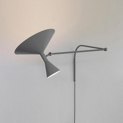 Industrial Mounted Swing Arm Wall Light - Querencian
