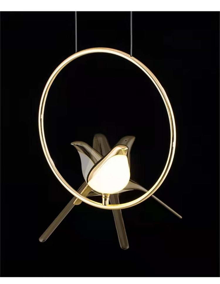 LED Magpie Bird Pendant Lights - Querencian