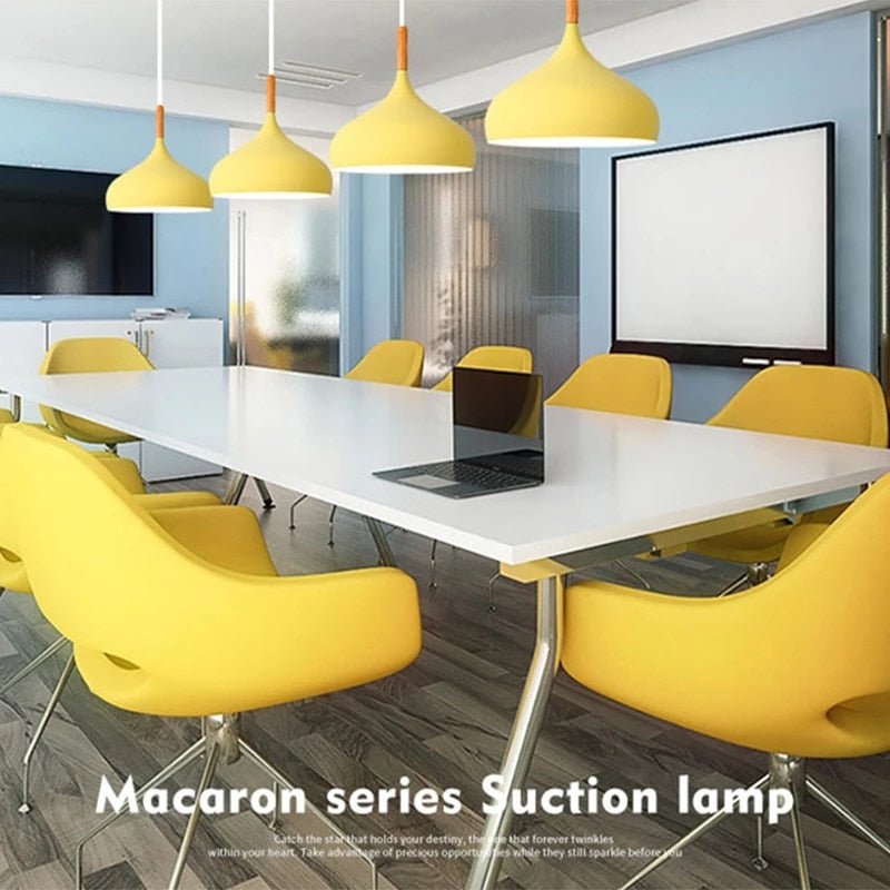 Modern E27 Macaron Color LED Pendant Lights - Querencian