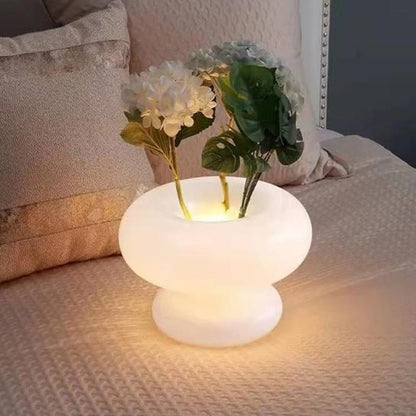 Mushroom Table Lamp Nordic Glass Table Light - Querencian