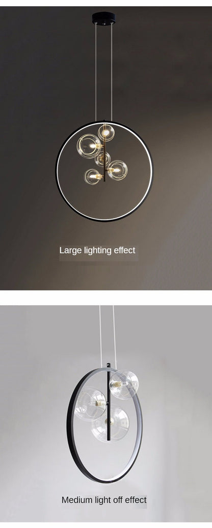 Nordic Creative Glass Soap Bubble Chandelier Lighting - Querencian
