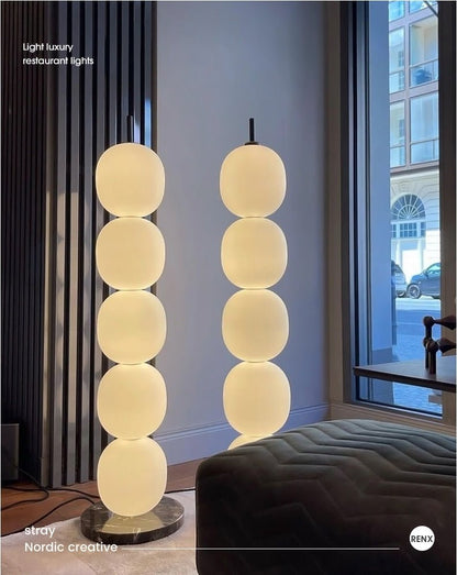 Nordic Gourd String Floor Lamp - Querencian