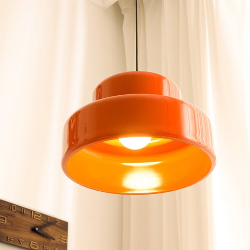 Orange Vintage Bauhaus LED Pendant Lights - Querencian