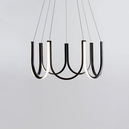 Postmodern Minimalist Led Chandelier for Living Room - Querencian