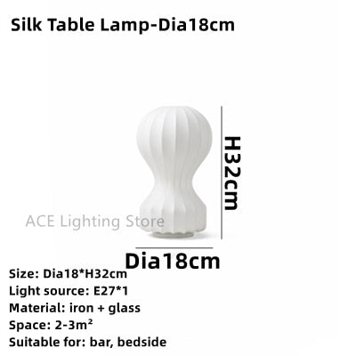 Silk Hot Air Balloon Table Lamp Light - Querencian