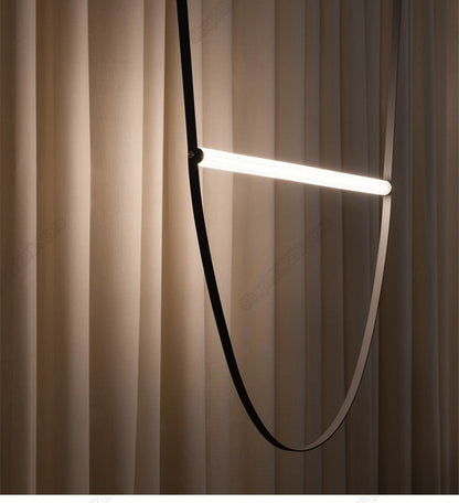Tube Belt Italy Designer Hanging Suspension Light - Querencian